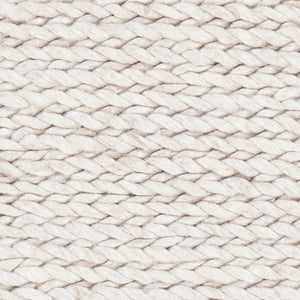 Chandra Rugs Chloe 70% Wool + 30% Viscose Hand-Woven Contemporary Rug Silver 9' x 13'