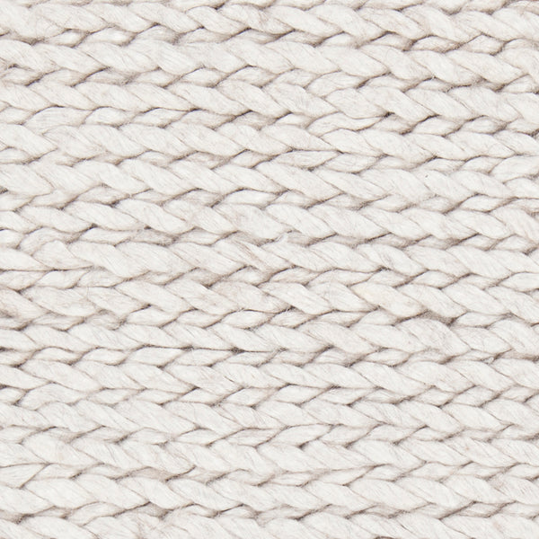 Chandra Rugs Chloe 70% Wool + 30% Viscose Hand-Woven Contemporary Rug Silver 9' x 13'