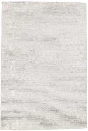 Chandra Rugs Chloe 70% Wool + 30% Viscose Hand-Woven Contemporary Rug Silver 9' x 13'