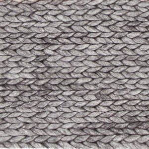 Chandra Rugs Chloe 70% Wool + 30% Viscose Hand-Woven Contemporary Rug Grey 7'9 x 10'6