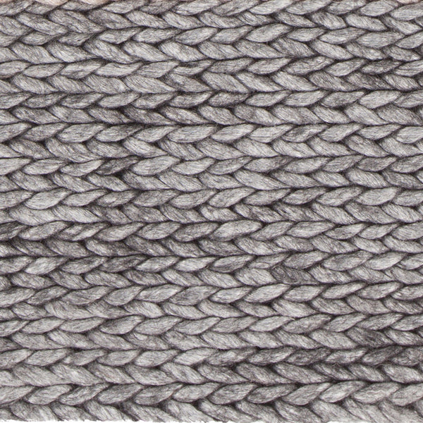 Chandra Rugs Chloe 70% Wool + 30% Viscose Hand-Woven Contemporary Rug Grey 7'9 x 10'6