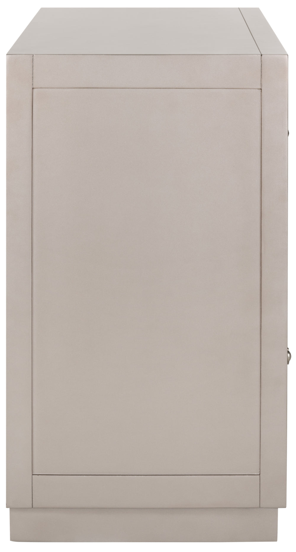 Catalina Deluxe 3 Drawer Chest - Elegant Storage Solution with Mirror Finish and Stylish Nickel Hardware