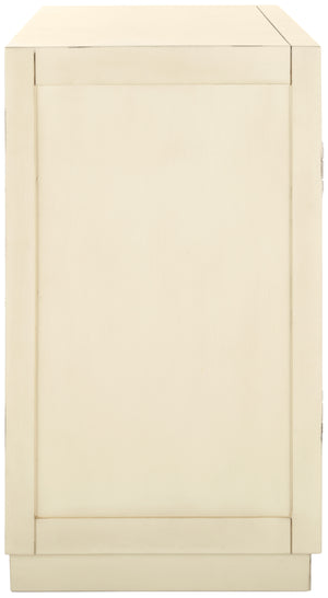 Kaia 2-Door Chest: Luxurious Storage Solution with Glamorous Mirror Panels and Chic Nickel Accents