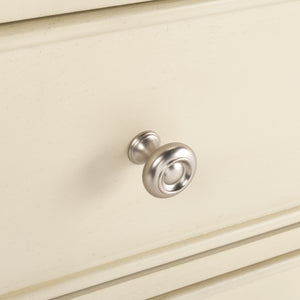 Basie Modern 3 Drawer Chest - Luxurious Minimalist Storage with Mirror Finish and Nickel Hardware