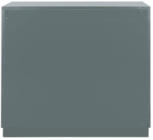 Basie Modern 3 Drawer Chest - Luxurious Minimalist Storage with Mirror Finish and Nickel Hardware