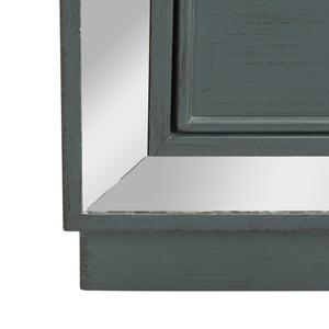 Basie Modern 3 Drawer Chest - Luxurious Minimalist Storage with Mirror Finish and Nickel Hardware