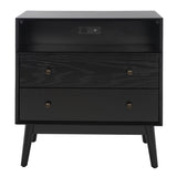 Safavieh Scully 2 Drawer 1 Shelf Chest W/ Usb CHS6417B