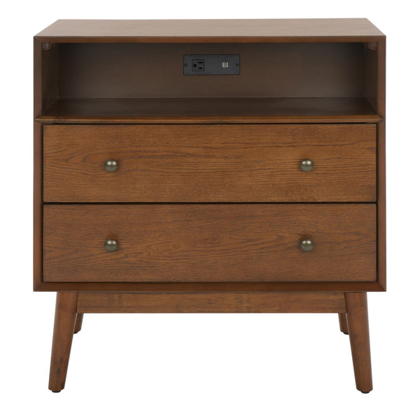 Safavieh Scully 2 Drawer 1 Shelf Chest W/ Usb CHS6417C
