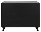 Safavieh Blaize 3 Drawer Chest Black Wood CHS6601D