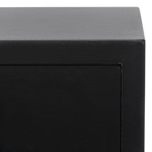 Safavieh Blaize 3 Drawer Chest Black Wood CHS6601D