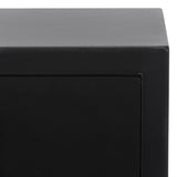 Safavieh Blaize 3 Drawer Chest Black Wood CHS6601D