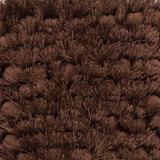 Chandra Rugs Cinzia 100% Polyester Hand-Woven Contemporary Rug Chocolate 9' x 13'