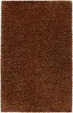 Chandra Rugs Cinzia 100% Polyester Hand-Woven Contemporary Rug Brown 9' x 13'