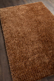 Chandra Rugs Cinzia 100% Polyester Hand-Woven Contemporary Rug Brown 9' x 13'