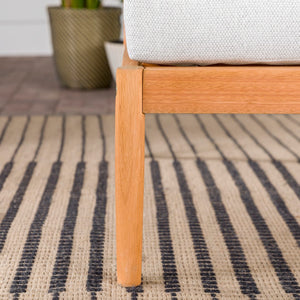 Walker Edison Circa Modern/Contemporary Modern Outdoor Spindle Style Armless Sectional CIOASNLP