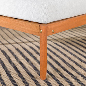 Walker Edison Circa Modern/Contemporary Modern Outdoor Spindle Style Corner Sectional CIOCSBRP