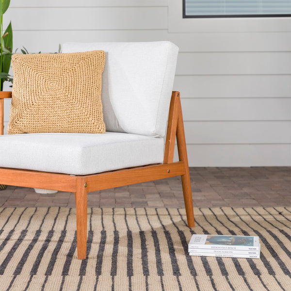 Walker Edison Circa Modern/Contemporary Modern Outdoor Spindle Style Left Arm Sectional CIOLASBRP