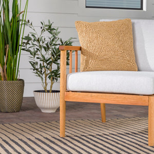 Walker Edison Circa Modern/Contemporary Modern Outdoor Spindle Style Left Arm Sectional CIOLASNLP