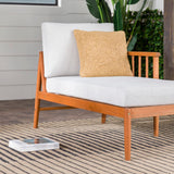 Walker Edison Circa Modern/Contemporary Modern Outdoor Spindle Style Right Arm Chaise Lounge CIORACHSBRP