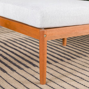 Walker Edison Circa Modern/Contemporary Modern Outdoor Spindle Style Right Arm Chaise Lounge CIORACHSBRP