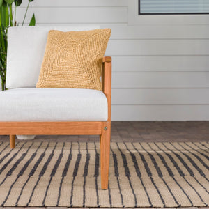 Walker Edison Circa Modern/Contemporary Modern Outdoor Spindle Style Right Arm Chaise Lounge CIORACHSNLP