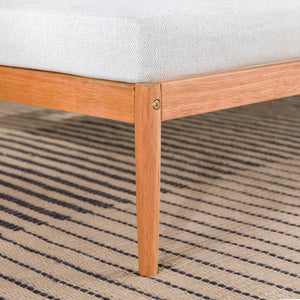 Walker Edison Circa Modern/Contemporary Modern Outdoor Spindle Style Right Arm Chaise Lounge CIORACHSNLP