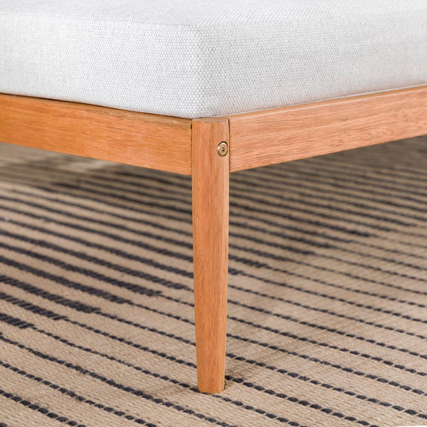 Walker Edison Circa Modern/Contemporary Modern Outdoor Spindle Style Right Arm Chaise Lounge CIORACHSNLP