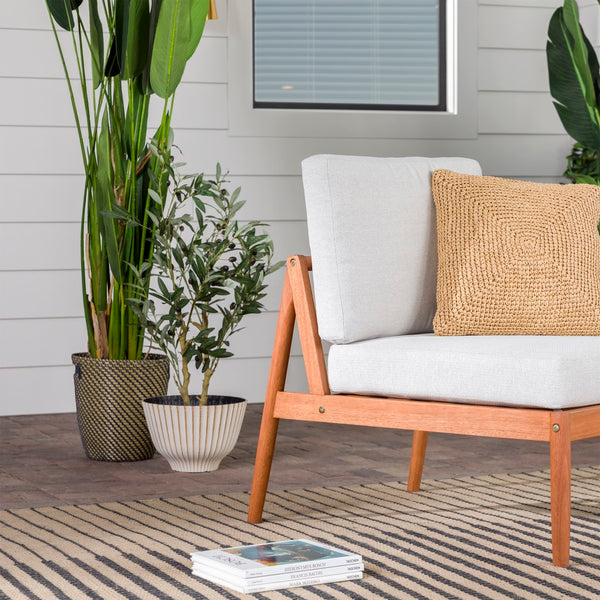 Walker Edison Circa Modern/Contemporary Modern Outdoor Spindle Style Right Arm Sectional CIORASBRP