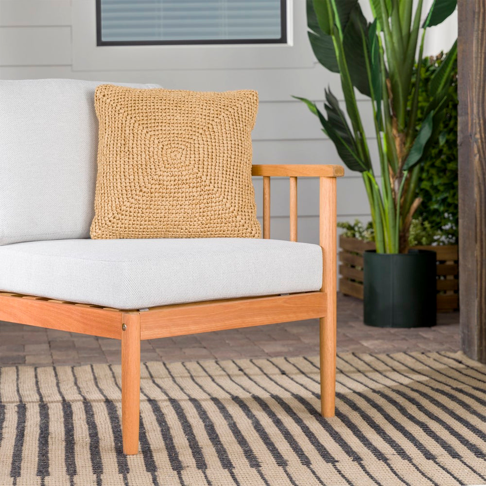 Walker Edison Circa Modern/Contemporary Modern Outdoor Spindle Style Right Arm Sectional CIORASNLP