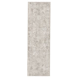 Jaipur Living Lianna Abstract Gray/ White Runner Rug (2'6"X8')