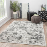 Jaipur Living Cirque Collection CIQ06 Yvie 73% Shrink Polyester 27% Viscose Machine Made Global Abstract Rug RUG153759