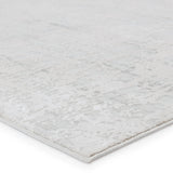 Jaipur Living Arvo Abstract Silver/ White Area Rug (12'X18')