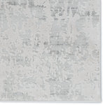 Jaipur Living Arvo Abstract Silver/ White Area Rug (12'X18')