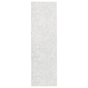 Jaipur Living Arvo Abstract Silver/ White Runner Rug (2'6"X8')