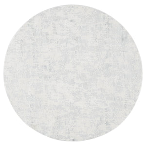 Jaipur Living Arvo Abstract Silver/ White Round Area Rug (8')