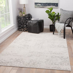 Jaipur Living Alonsa Abstract Gray/ White Area Rug (4'X6')