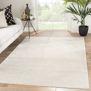 Jaipur Living Orianna Abstract Ivory/ Silver Area Rug (4'X6')