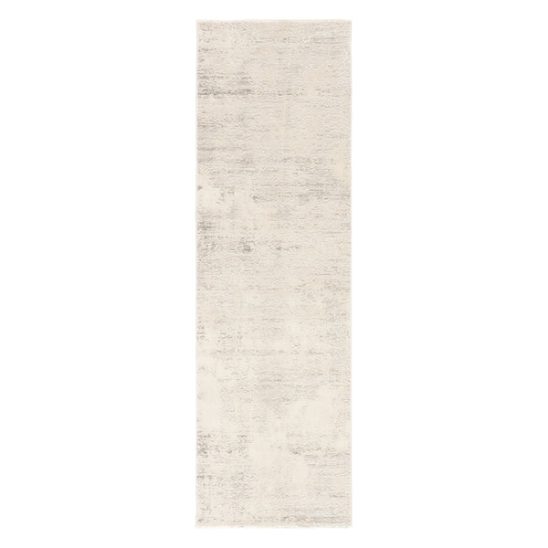 Jaipur Living Orianna Abstract Ivory/ Silver Runner Rug (2'6"X8')