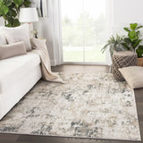 Jaipur Living Cassia Abstract Gray/ Gold Area Rug (12'X15')