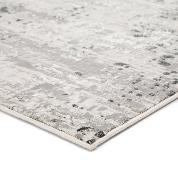 Jaipur Living Cian Abstract Gray/ Ivory Area Rug (12'X15')