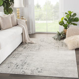 Jaipur Living Cirque Collection CIQ30 Cian 84% Shrink Polyester 16% Viscose Machine Made Modern Abstract Rug RUG153757