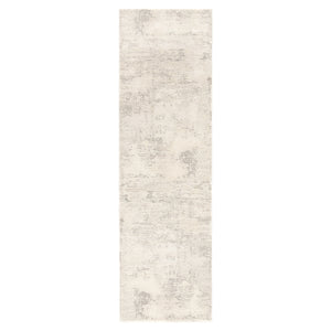 Jaipur Living Brixt Abstract Gray/ Ivory Runner Rug (2'6"X8')