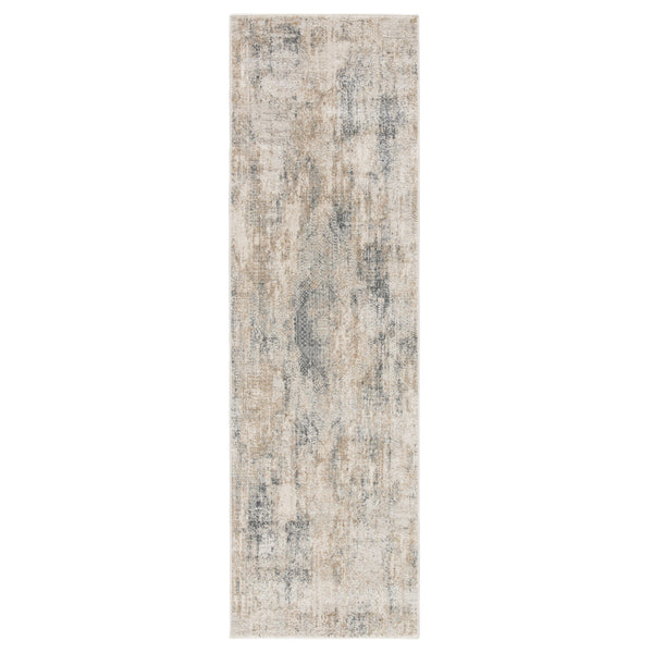 Jaipur Living Ramsey Medallion Gray/ Gold Runner Rug (2'6"X8')