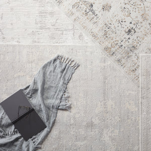 Jaipur Living Alcina Abstract Light Gray/ Cream Area Rug (4'X6')