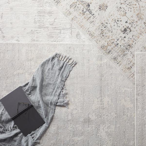 Jaipur Living Alcina Abstract Light Gray/ Cream Area Rug (4'X6')