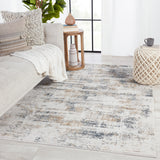 Jaipur Living Cirque Collection CIQ42 Gesine 65% Shrink Polyester 35% Viscose Machine Made Modern Abstract Rug RUG153778