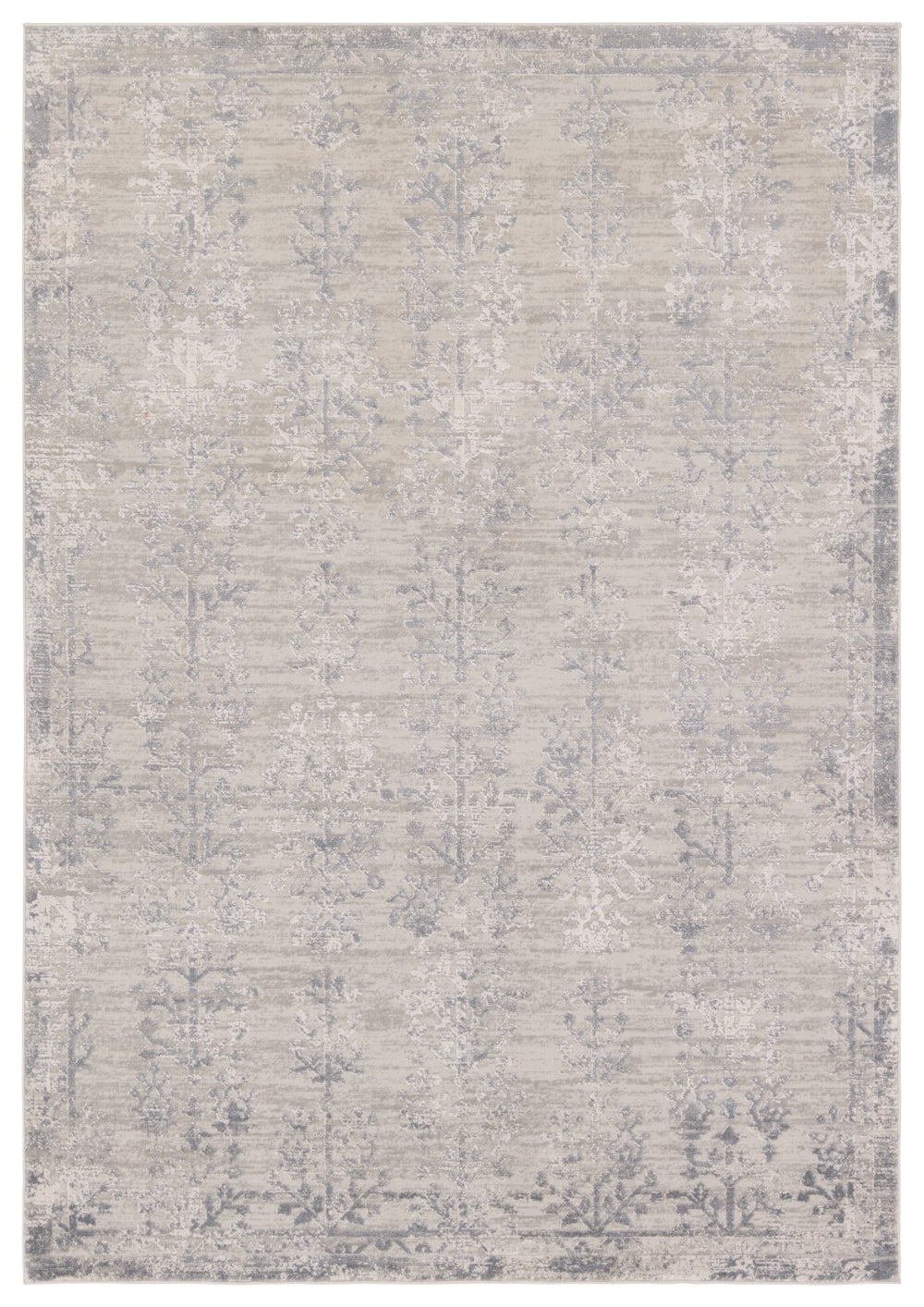 Jaipur Living Cirque Fortier CIQ47 Powerloomed Machine Made Indoor Modern Rug Silver 9'2" x 11'9"