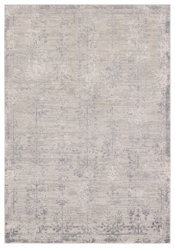 Jaipur Living Cirque Fortier CIQ47 Powerloomed Machine Made Indoor Modern Rug Silver 9'2" x 11'9"