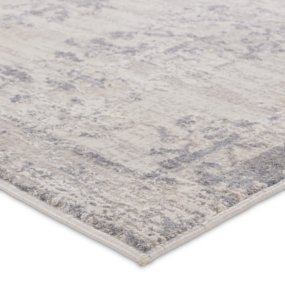 Jaipur Living Cirque Fortier CIQ47 Powerloomed Machine Made Indoor Modern Rug Silver 9'2" x 11'9"