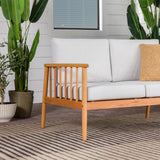 Walker Edison Circa Modern/Contemporary Modern Outdoor Spindle Style Double Lounge CIROD2LNLA